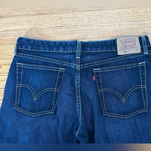 Levi's 518 Women's Straight Leg Jeans in Deep Blue - Picture 7 of 7